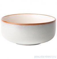 Салатник 14 х 6 см 600 мл серо-бежевый &quot;Mandala /с коричневым кантом&quot; / 369108
