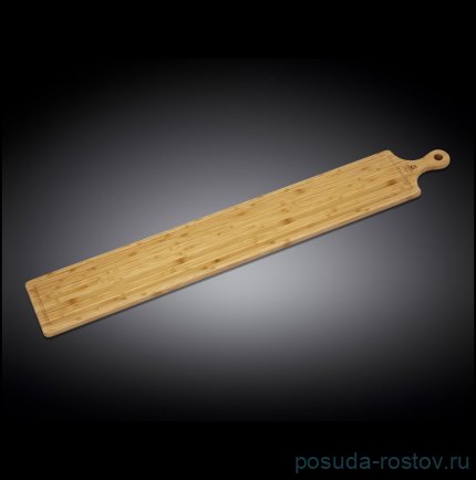Доска сервировочная 100 x 15 см длинная с ручкой  / 260192