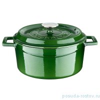 Кастрюля 24 см с крышкой 4,49 л &quot;Lava /Majolica Green&quot; / 221009