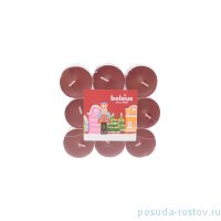 Свечи чайные ароматические 18 шт &quot;Christmas world /Яблоко с корицей /Bolsius&quot; / 262596