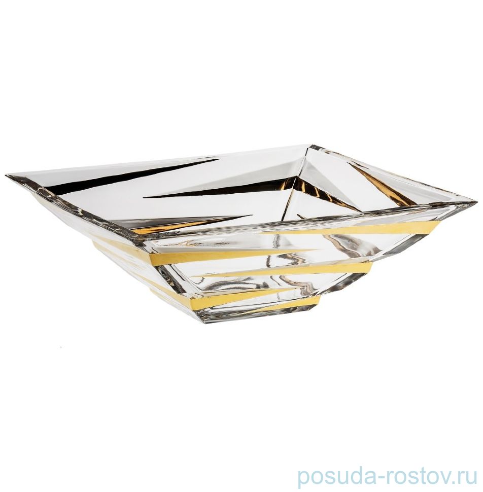 Салатник 29 см "ZIG ZAG GOLD" / 104442