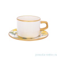 Набор кофейных пар 175 мл 6 шт &quot;Lemon White&quot; / 257938