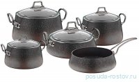 Набор посуды 9 предметов антипригарное покрытие медный индукция &quot;KEOPS SETS&quot; / 295811