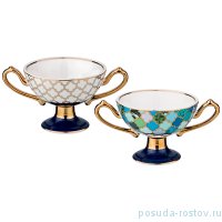 Набор креманок 8 х 6,5 см 2 шт с ручками &quot;падишах&quot; / 195063