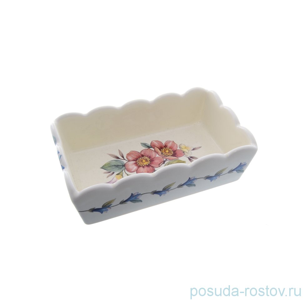 Держатель для чайных пакетиков 17 см "Artigianato ceramico /Весенние лепестки" / 243538