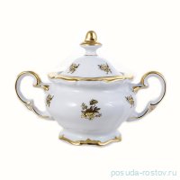 Сахарница 400 мл &quot;Роза золотая /золото&quot;  / 047638
