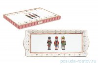 Блюдо 35 х 14,5 см прямоугольное &quot;Щелкунчик&quot; (подарочная упаковка) / 299381