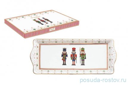 Блюдо 35 х 14,5 см прямоугольное &quot;Щелкунчик&quot; (подарочная упаковка) / 299381
