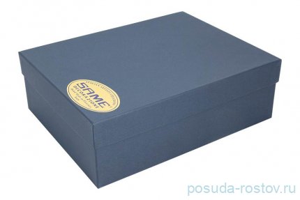 Стаканы для виски 375 мл 6 шт &quot;Сабина /Отводка платина&quot; (подарочная упаковка) / 300259