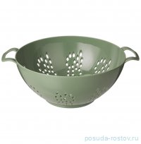 Дуршлаг для овошей и фруктов 28,5 x 22,8 x 9,6 см зеленый Agness / 339717