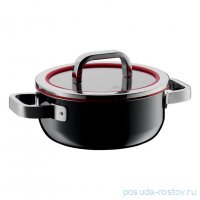 Кастрюля 20 см с крышкой чёрная &quot;Fusiontec Functional&quot; / 333272