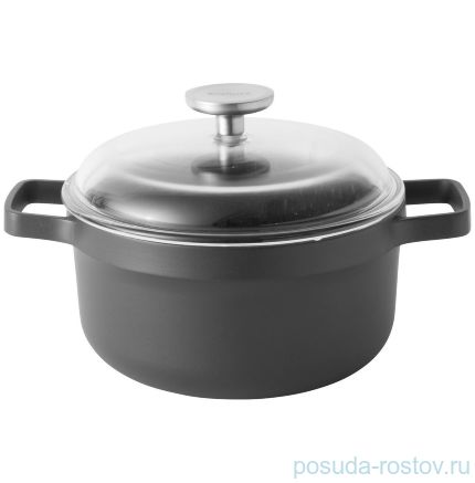 Кастрюля 20 см с крышкой 2,8 л &quot;Gem&quot; / 162409
