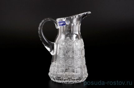 Кувшин для сока 900 мл &quot;Glasspo /Хрусталь резной&quot; / 028441