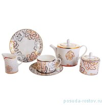 Чайный сервиз на 6 персон 21 предмет &quot;Платинум&quot; / 070534
