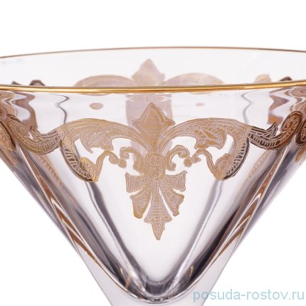 Бокалы для мартини 350 мл 6 шт &quot;Bar-cocktail /Золотой вензель&quot; V-D / 169516