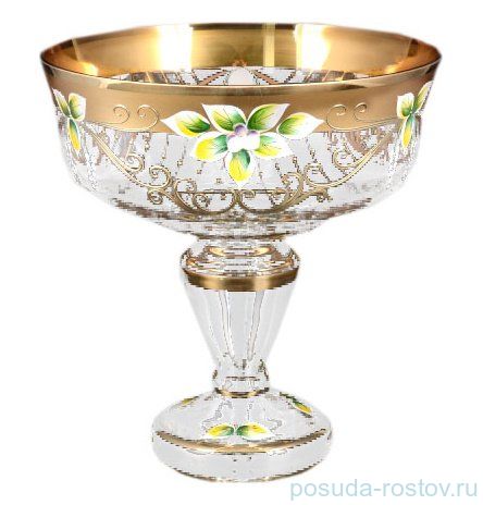 Конфетница 20 см н/н "Лепка белая" / 099262