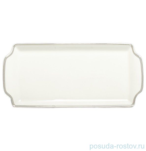 Поднос 36 см прямоугольный "Ивонн /Кружево" / 153343