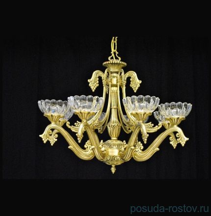 Люстра 8 рожковая бронза &quot;Royal Bohemia&quot; d-80 см, h-65 см / 134712