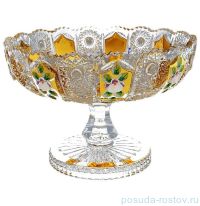 Ваза для конфет 20,5 см н/н &quot;Хрусталь с золотом&quot; / 035013