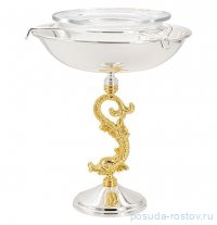 Икорница 19,5 см н/н золото ( инд.упаковка) / 360303
