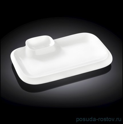 Блюдо 36 x 21,5 см 2-х секционное прямоугольное &quot;Teona&quot; / 260478