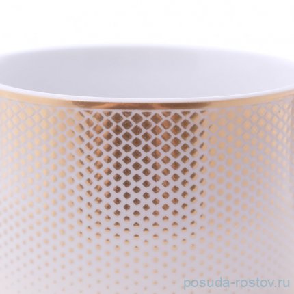 Набор чайных пар 230 мл 6 шт &quot;Deluxe shape /Rio white gold&quot; / 341338