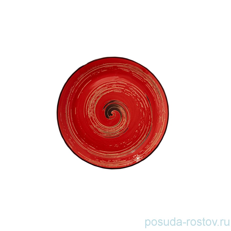 Тарелка 18 см красная "Spiral" / 261546