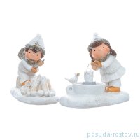 Набор статуэток 15 х 8 х 13 см 2 шт с led-подсветкой &quot;Funny kids /Repast&quot; / 276841