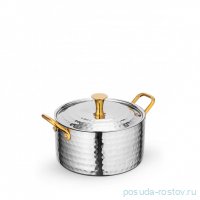 Кастрюля 14 x 6.5 см с крышкой мини с 2-мя ручками для подачи &quot;Hammered&quot;  / 370311