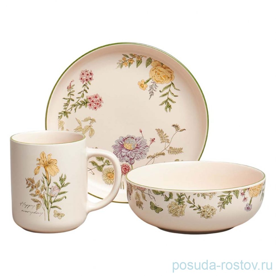 Детский набор 3 предмета "Spring flowers" / 374499