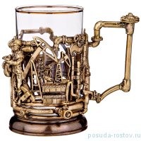 Подстаканник латунь &quot;Нефтяники&quot;  / 196762