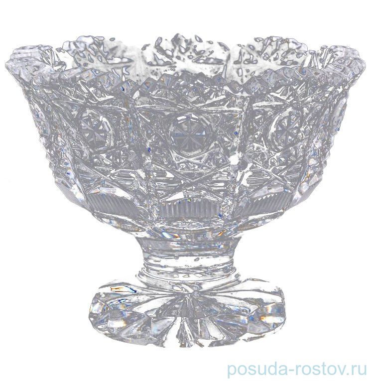 Вазочка 7 см н/н "Glasspo /Хрусталь резной" / 079351