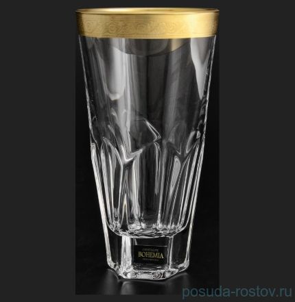 Стаканы для воды 480 мл 6 шт &quot;Аполло /Золото 43373&quot; / 028658