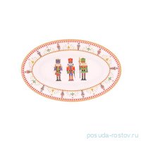 Блюдо 25,8 х 16,4 х 2,1 см овальное &quot;Christmas world /Щелкунчик&quot; / 338294