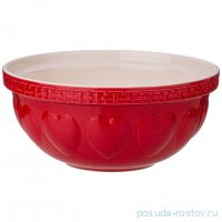Салатник для смешивания и сервировки  lefard kitchen passion 20,50 см красная / 348743