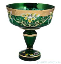 Конфетница 20 см н/н зеленая &quot;Star Crystal /Лепка&quot; / 099265