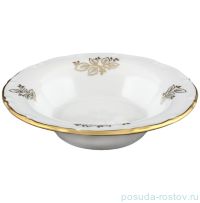 Набор розеток 11 см 6 шт &quot;Мария-Луиза /Золотой лист на белом&quot; / 054992