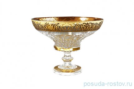 Конфетница 25,5 см н/н &quot;Max Crystal /Золото 20c&quot; / 160550