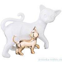 Статуэтка 20 х 8 х 17 см &quot;Кошечки /Золотая коллекция&quot; / 215404