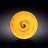 Тарелка 25,5 см жёлтая &quot;Spiral&quot; / 261601