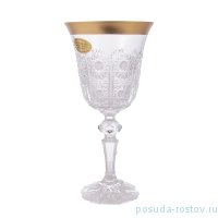 Бокалы для красного вина 220 мл 6 шт &quot;Лаура /Хрусталь резной с золотом&quot; / 165268