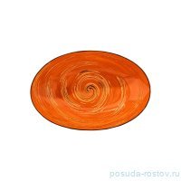 Салатник 30 x 19,5 x 7 см овальный оранжевый &quot;Spiral&quot; / 261597