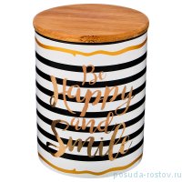 Банка для сыпучих продуктов 755 мл &quot;happy star&quot; / 187101