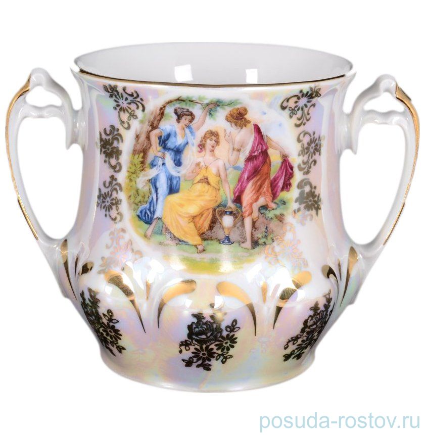 Чашка с 2-мя ручками "Корона /Мадонна перламутр" / 087388