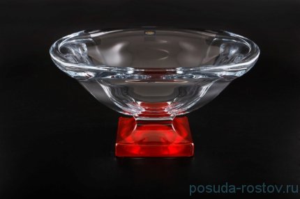 Ваза для фруктов 34 см н/н &quot;Магма /Красное дно&quot; / 095914