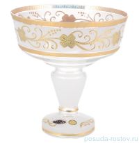 Конфетница 20 см н/н белая &quot;Лепка /Антик /Золотой цветок&quot; SC / 145709