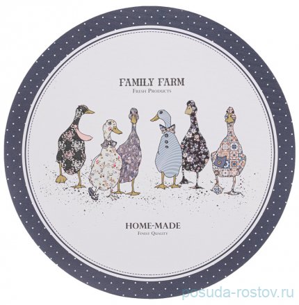 Набор подстановочных салфеток 38 см 4 шт &quot;Family farm&quot; / 334963