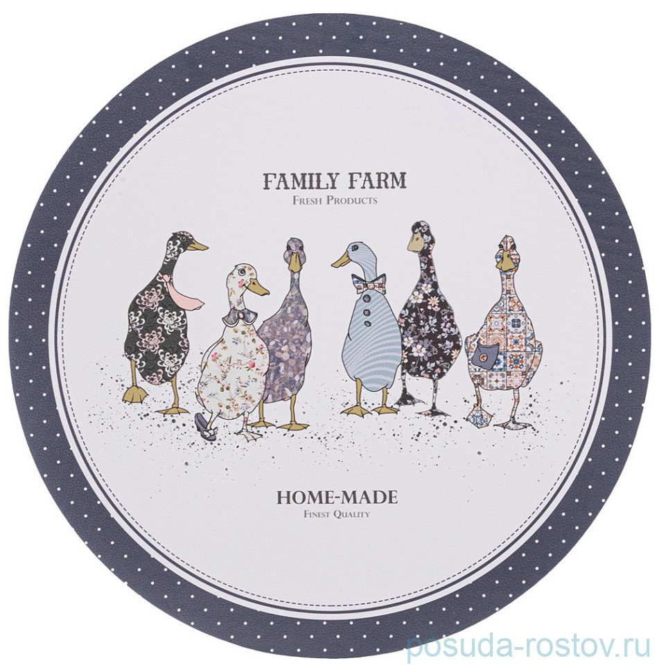 Набор подстановочных салфеток 38 см 4 шт "Family farm" / 334963