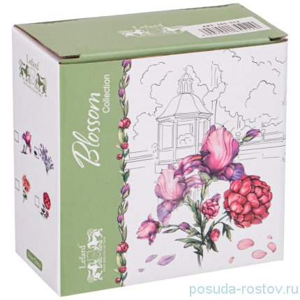 Салатник 12 см квадратный &quot;blossom /лаванда&quot; / 258090