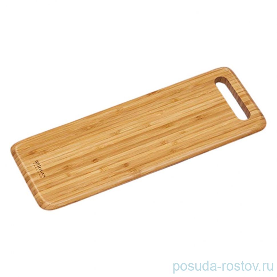 Доска сервировочная 40 x 15 см прямоугольная с ручкой / 375533